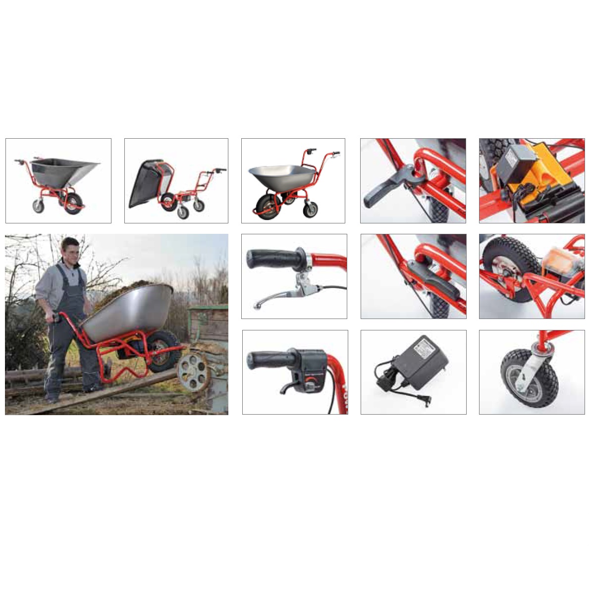 KRUIWAGEN 180 L - KIPPEND ELECTRISCH KRUIWAGEN 180 L - KIPPEND ELECTRISCH