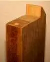 Houten grondsteun