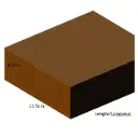 4.5 cm x 12.5 cm - Ongeschaafde geïmpregneerde planken