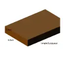 2.0 cm x 9.5 cm – Planches imprégnées rabotées