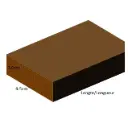 3.0 cm x 9.5 cm - Geschaafde geïmpregneerde planken