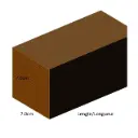 7.0 cm x 7.0 cm – Poteau imprégnées carré